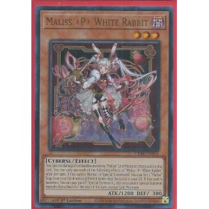 CRBR-EN015 Maliss P White Rabbit – Ultra Rare CRBR-EN015 Maliss P White Rabbit – Ultra Rare